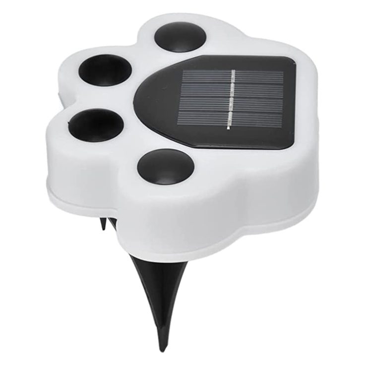 Luz solar jardín estaca diseño huella cálida - Imagen 6