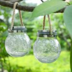 Esfera frasco luz Solar Colgante jardín - Imagen 6