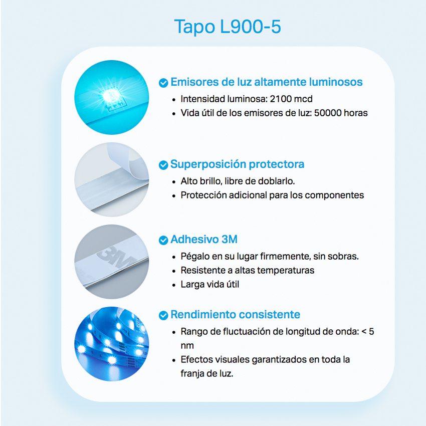 Tira Led Wifi RGB Multicolor TP-Link Tapo SALDO *** - Imagen 3