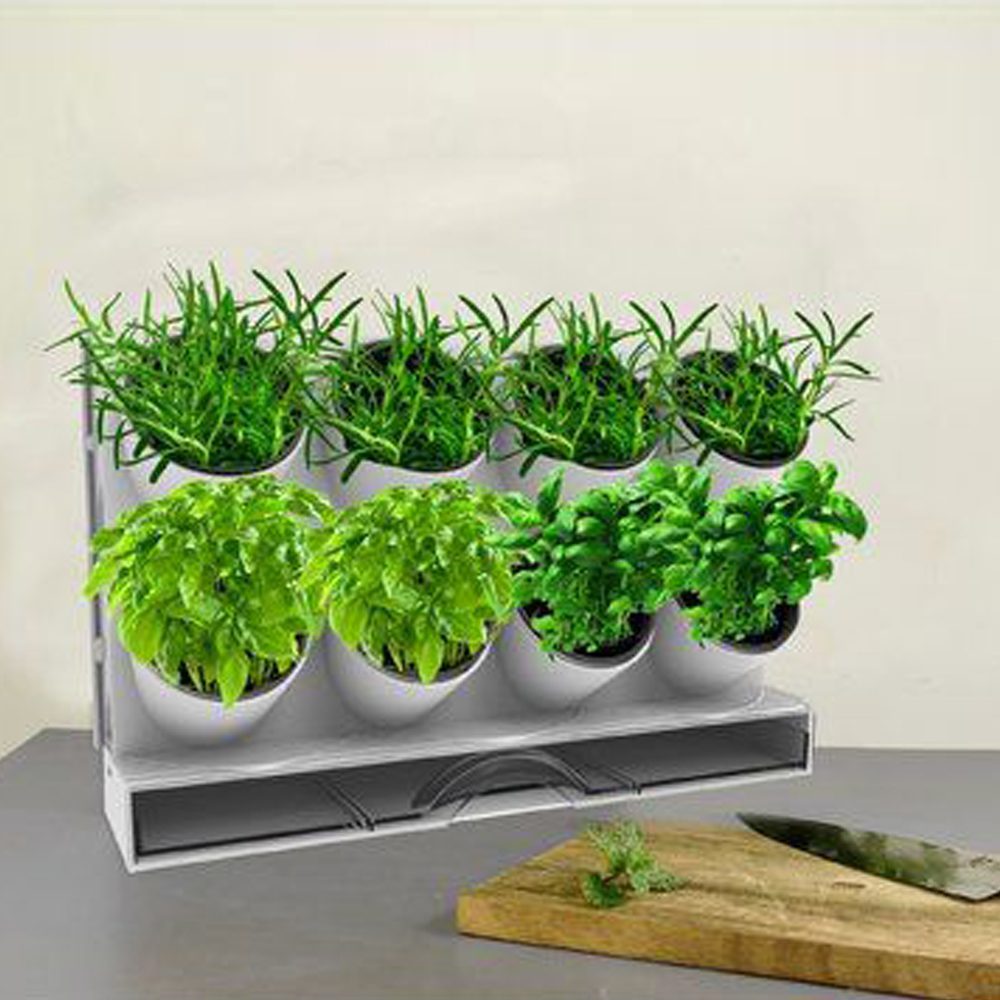 Mini huerto portátil con riego eficiente - Imagen 3