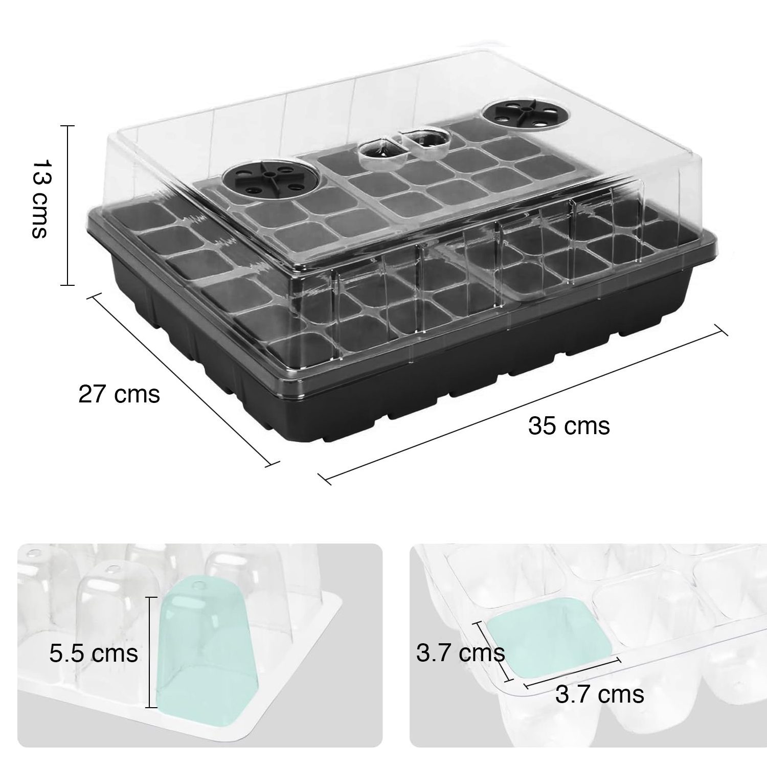 Bandeja Almaciguera germinador semillas MIB-KN100 - Imagen 3