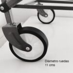 Carro de arrastre plegable ruedas hasta 40 KG - Imagen 6