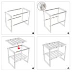 Organizador mueble cocina lavaplatos baño ajustable - Imagen 3