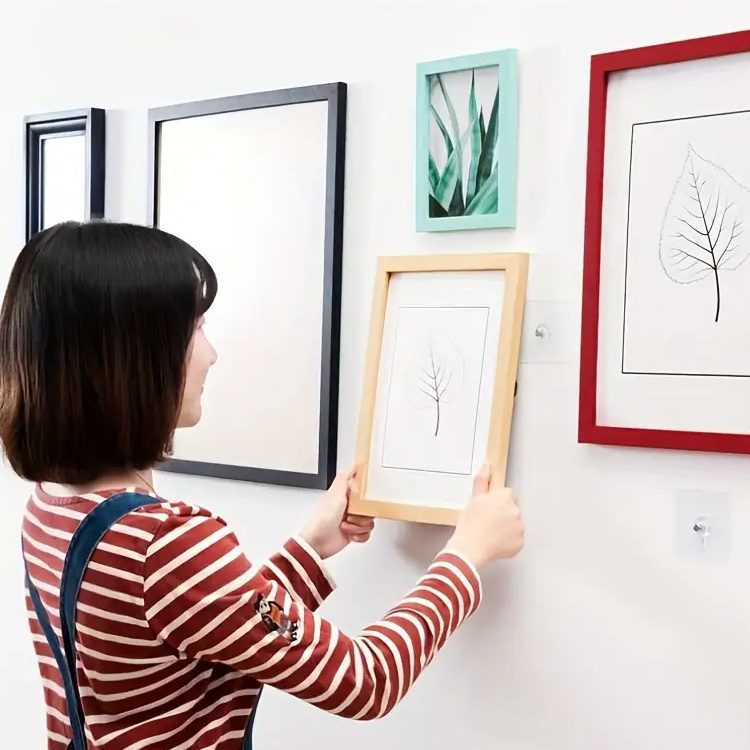 Colgador tornillo no más clavos adhesivo pared x 4 - Imagen 5