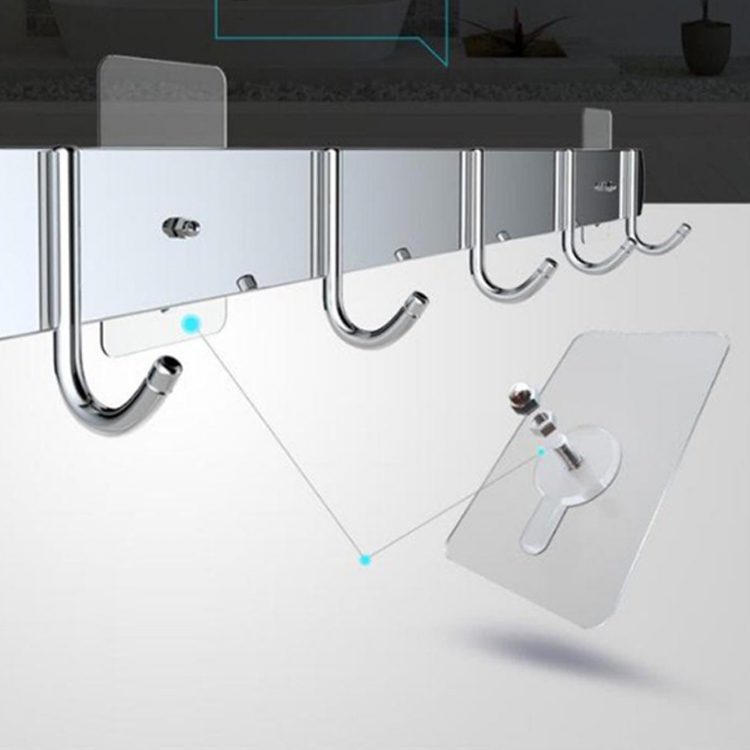 Colgador tornillo no más clavos adhesivo pared x 4 - Imagen 7