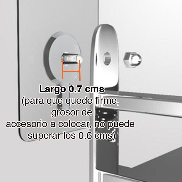 Colgador tornillo no más clavos adhesivo pared x 4 - Imagen 6