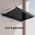 Repisa plegable pared con colgador 60 x 37 cms - Imagen 4