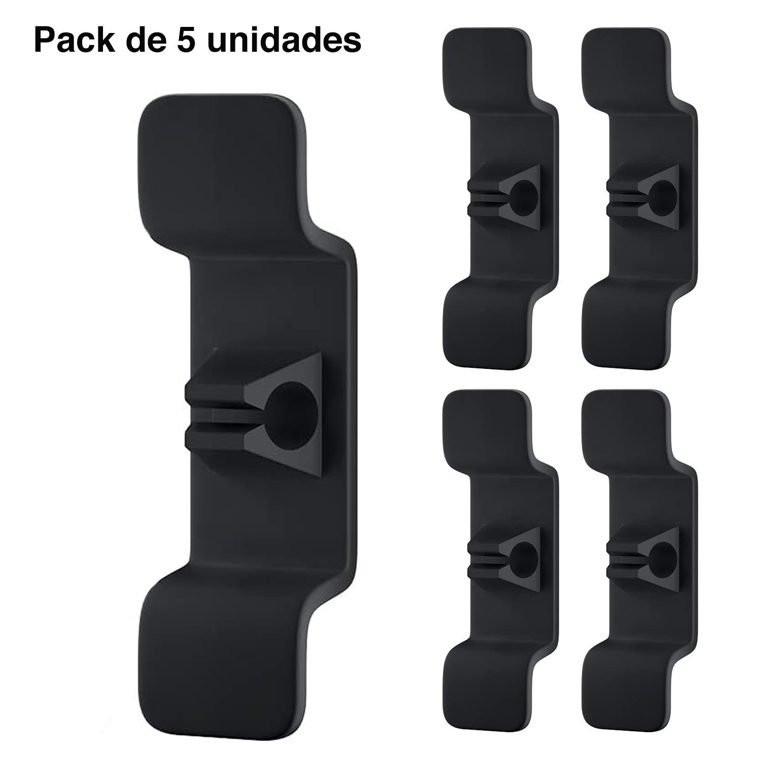 Enrollador de cables electrodomésticos adhesivo x 5 - Imagen 5