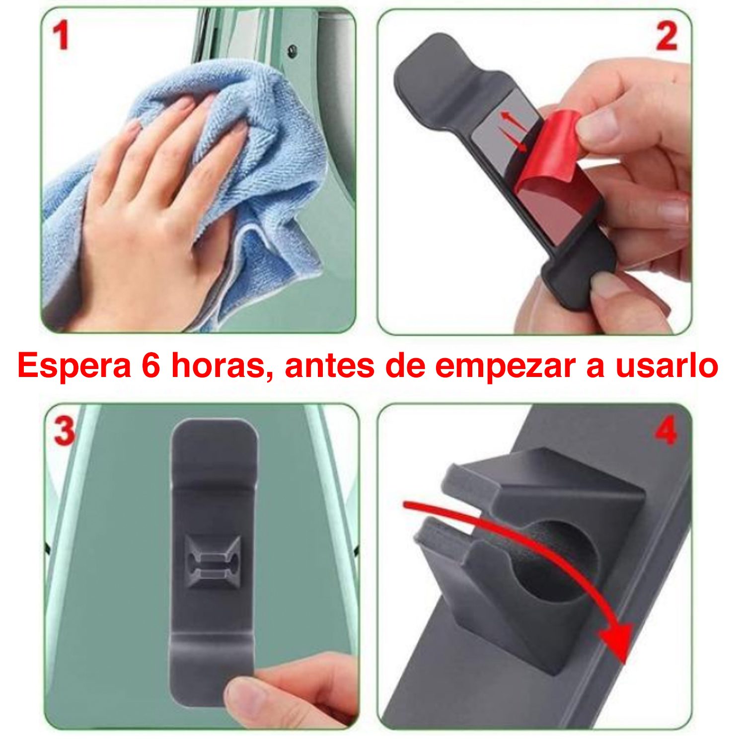 Enrollador de cables electrodomésticos adhesivo x 5 - Imagen 3