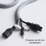Pack Protector cables escritorio negro - Imagen 3
