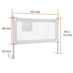 Baranda para cama seguridad lateral Blanca - Imagen 3