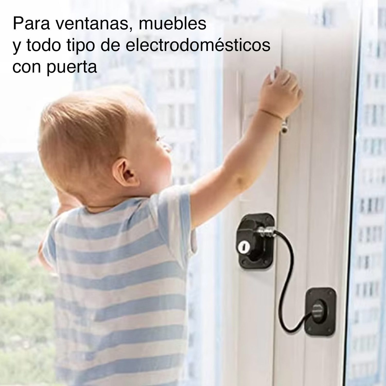 Candado refrigerador ventana electrodomésticos - Imagen 7