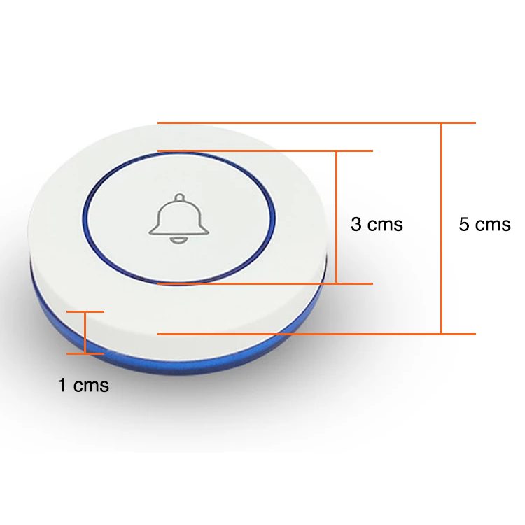 Kit botones restaurant timbre inalámbrico mesas servicios - Imagen 9