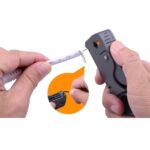 Kit crimpeadora pelacable Coaxial + 20 conectores RG6 - Imagen 4