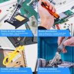 Kit 27 herramientas electrónica cautín tester destornillador - Imagen 2