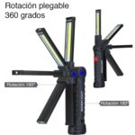 Linterna led de trabajo led plegable recargable imán - Imagen 6