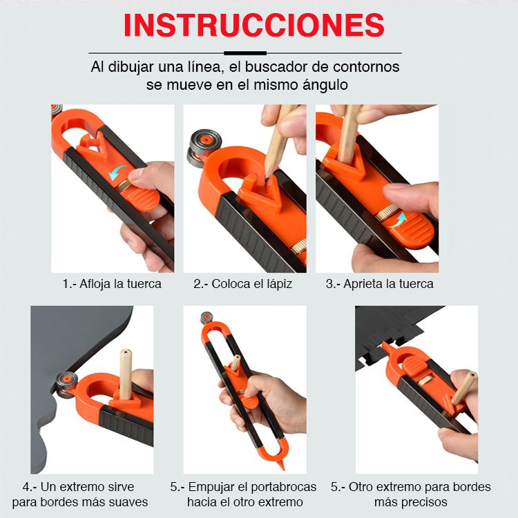 Duplicador Copiador de Contornos trazador formas - Imagen 2