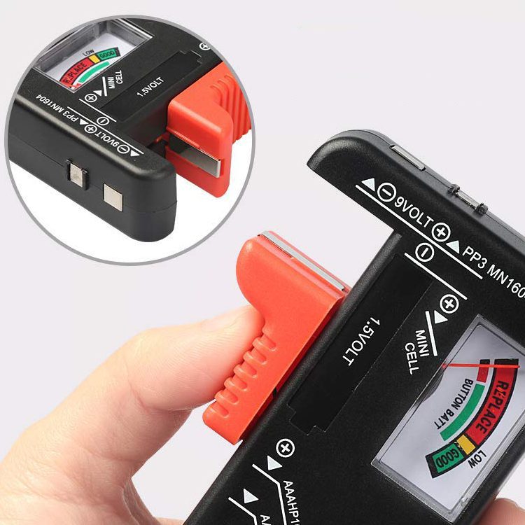 Tester probador pilas de 1.5V hasta 9V aguja - Imagen 3