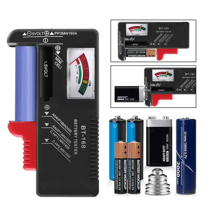 Tester probador pilas de 1.5V hasta 9V aguja - Imagen 5