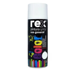Spray Blanco Mate pintura secado rápido Rex 400 ml