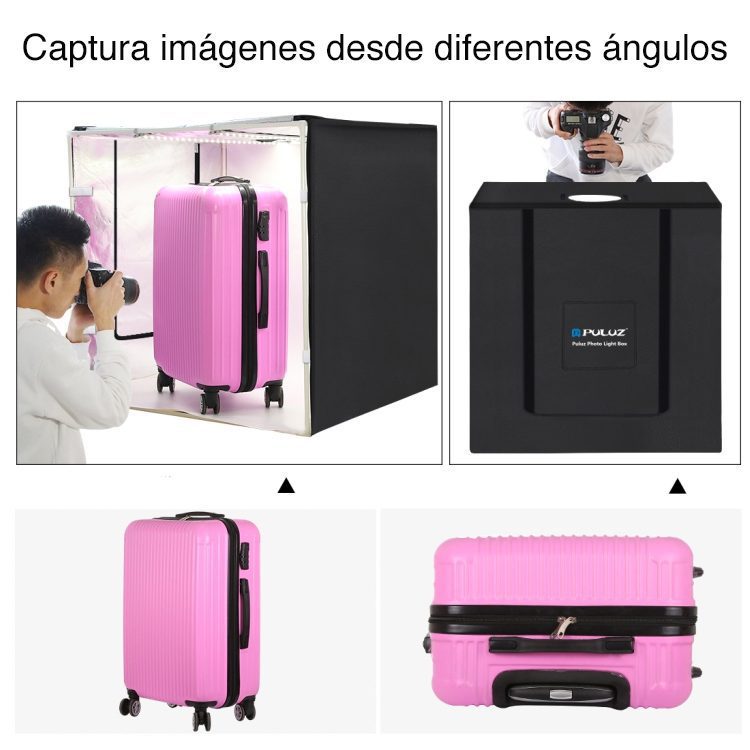 Mini Estudio fotográfico portátil 80 cms Led USB - Imagen 7