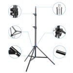 Trípode celular altura ajustable atril hasta 180 cms - Imagen 2