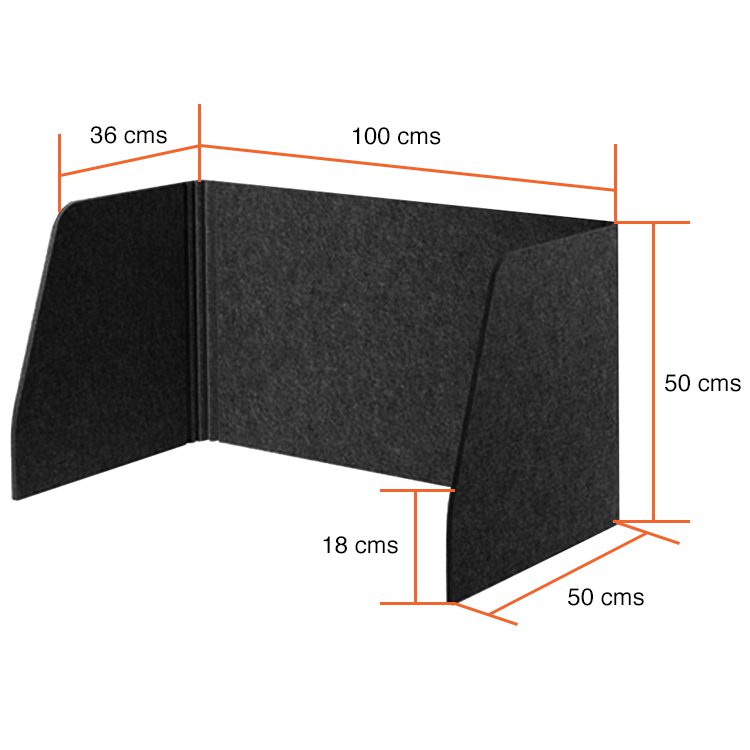 Separador de escritorio panel plegable portátil - Imagen 2