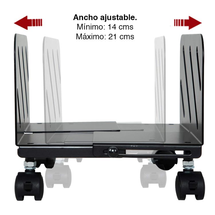 Porta CPU con ruedas y frenos - Imagen 7