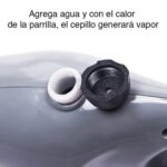 Cepillo para limpiar parrilla limpiador con dispensador agua - Imagen 3