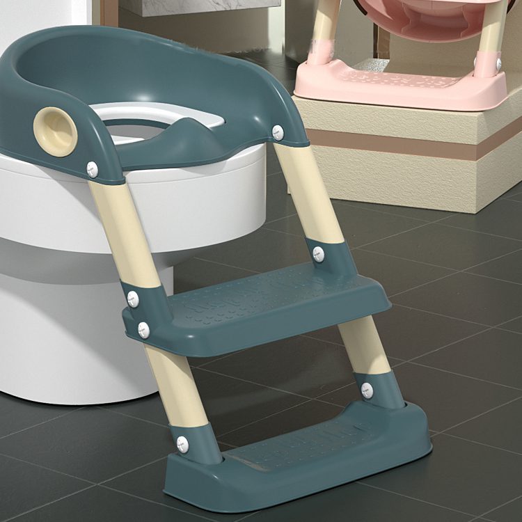 Asiento baño WC niños escalera altura regulable Verde - Imagen 8