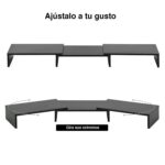 Elevador Alzador doble monitor ajustable - Imagen 5