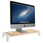 Alzador Monitor iMac Escritorio con cargador inalámbrico Qi