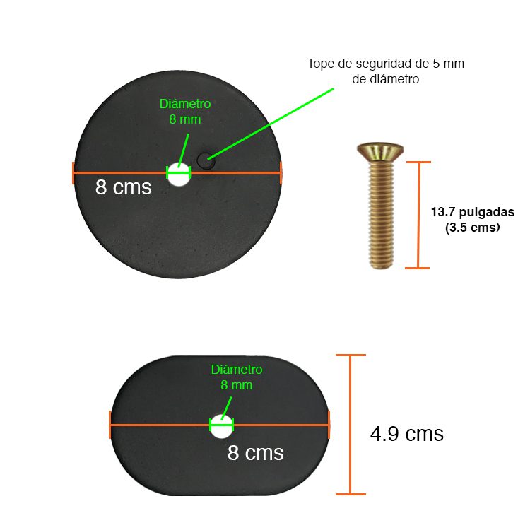 Arandela para Soporte Brazos Monitores Notebook - Imagen 2