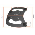 Bandeja Vesa Notebook o teclado soporte monitor - Imagen 6