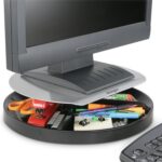 Alzador monitor escritorio con bandeja accesorios - Imagen 5