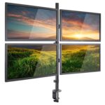 Soporte 4 Monitores pantallas escritorio 13 a 27 pulgadas