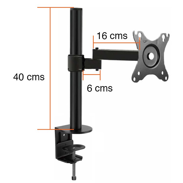 Soporte Monitor brazo para escritorio 13" a 27" HW-701 - Imagen 2