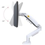 Soporte Monitor Blanco Articulado Giratorio Escritorio - Imagen 7