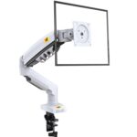 Soporte Monitor Blanco Articulado Giratorio Escritorio - Imagen 6