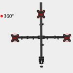 Soporte 3 Monitores escritorio 13 a 27 pulgadas - Imagen 7