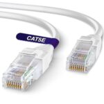 Cable de red cat 5e 20 metros Rj45 Lan Blanco