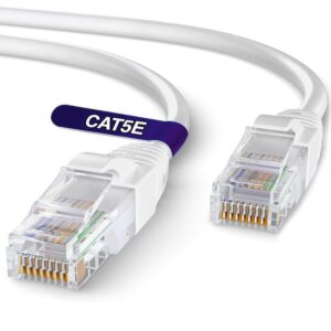 Cable de red 1 metro cat 5e RJ45 Lan Blanco