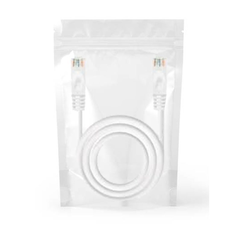Cable de red 1 metro cat 5e RJ45 Lan Blanco - Imagen 3
