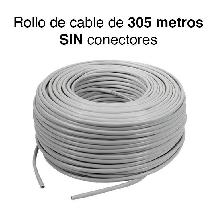 Caja Cable Utp red Cat 6 23 Awg CCA 305 metros - Imagen 3