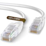 Cable de red 20 metros cat 6 100% cobre Blanco