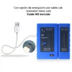 Tester cable de red RJ45 Micro USB NSHL916 - Imagen 3