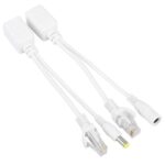 Par Cable Poe Inyector Rj45 Ethernet 12v Camaras IP