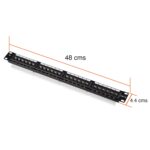 Patch Panel 24 puertos cat 6 Ulink - Imagen 2