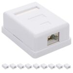 Rosetas cat 6 con módulo x 10 unidades