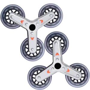 Par Rueda repuesto carro feria plegable Miabu